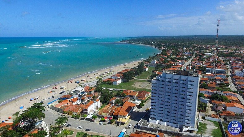 Lindo Flat Mar Azul em São José da Coroa Grande, Pernambuco