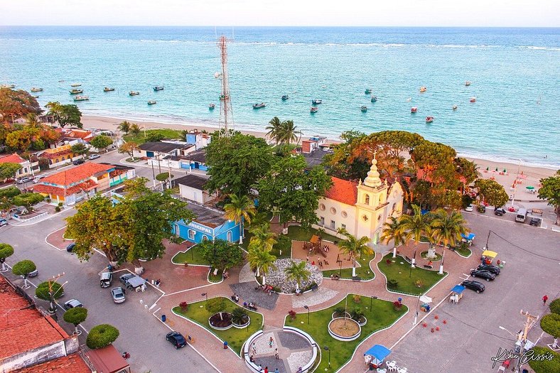 Lindo Flat Mar Azul em São José da Coroa Grande, Pernambuco